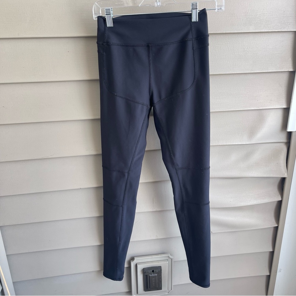 ALO Yoga Black Leggings Mesh Womens Size Small‎ Activewear Workout